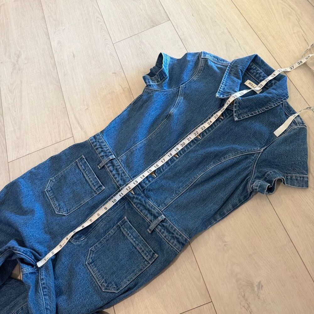 Rolla's Sailor Short Sleeve Denim Jumpsuit size XL - Picture 5 of 11